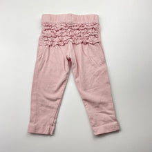 Load image into Gallery viewer, Girls Dymples, pink ruffle leggings / bottoms, EUC, size 00,  