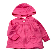 Load image into Gallery viewer, Girls Carter's, cotton lightweight zip hoodie sweater, GUC, size 000,  