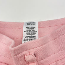 Load image into Gallery viewer, Girls BONDS, pink track pants, elasticated, GUC, size 00,  