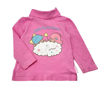 Girls Sanrio, Little Twin Stars long sleeve top (light mark lower back), FUC, size 1-2,  