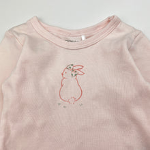 Load image into Gallery viewer, Girls MARQUISE, cotton bodysuit / romper, rabbit, EUC, size 00,  