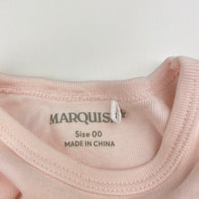 Load image into Gallery viewer, Girls MARQUISE, cotton bodysuit / romper, rabbit, EUC, size 00,  