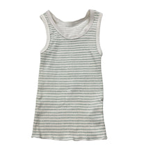 Load image into Gallery viewer, Unisex Anko, striped cotton singlet top, GUC, size 00,  