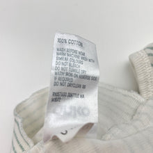 Load image into Gallery viewer, Unisex Anko, striped cotton singlet top, GUC, size 00,  