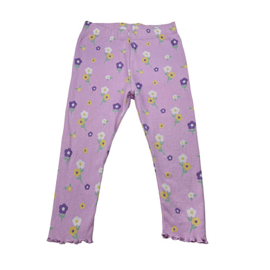 Girls Sprout, floral cottom leggings, inside leg: 27cm, FUC, size 1,  