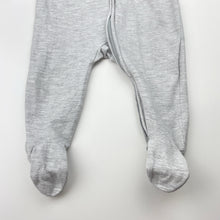 Load image into Gallery viewer, Unisex Target, organic cotton blend zip romper, GUC, size 00,  