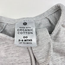 Load image into Gallery viewer, Unisex Target, organic cotton blend zip romper, GUC, size 00,  