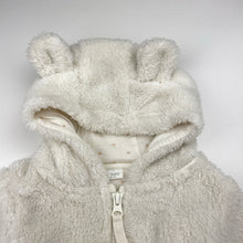 Load image into Gallery viewer, Unisex Next, soft fleece zip hoodie sweater, EUC, size 00,  