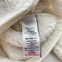 Load image into Gallery viewer, Unisex Next, soft fleece zip hoodie sweater, EUC, size 00,  