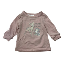Load image into Gallery viewer, Girls Disney, Bambi &amp; Thumper stretchy pyjama top, EUC, size 00,  