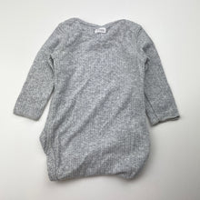 Load image into Gallery viewer, Unisex BONDS, grey stretchy bodysuit / romper, EUC, size 000,  