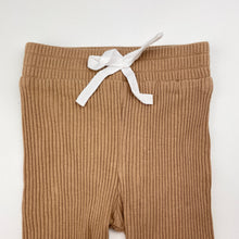 Load image into Gallery viewer, Unisex ribbed, leggings / bottoms, elasticated, EUC, size 00,  