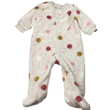 Load image into Gallery viewer, Girls Anko, soft fleece zip coverall / romper, EUC, size 00,  