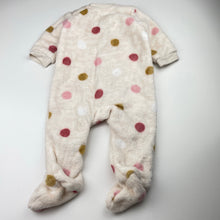 Load image into Gallery viewer, Girls Anko, soft fleece zip coverall / romper, EUC, size 00,  