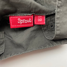 Load image into Gallery viewer, Boys Sprout, lightweight cotton overalls, dog, GUC, size 00,  