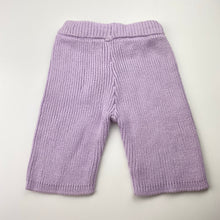 Load image into Gallery viewer, Girls Dymples, chunky knit cotton pants / bottoms, elasticated, EUC, size 000,  