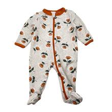 Load image into Gallery viewer, Girls Baby Berry, floral zip coverall / romper, EUC, size 0000,  