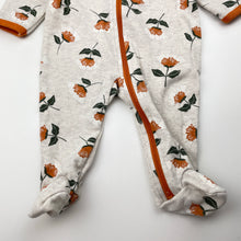 Load image into Gallery viewer, Girls Baby Berry, floral zip coverall / romper, EUC, size 0000,  
