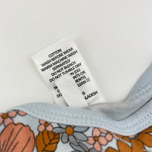 Load image into Gallery viewer, Girls Target, floral organic cotton bodysuit / romper, EUC, size 0000,  