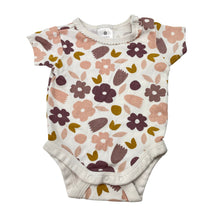 Load image into Gallery viewer, Girls Target, floral organic cotton bodysuit / romper, EUC, size 0000,  