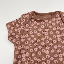 Load image into Gallery viewer, Girls Next, floral cotton bodysuit / romper, EUC, size 0000,  