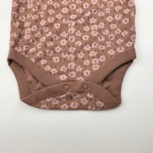Load image into Gallery viewer, Girls Next, floral cotton bodysuit / romper, EUC, size 0000,  