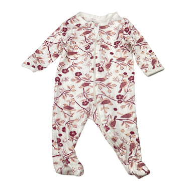 Girls Anko, cotton zip coverall / romper, EUC, size 000,  