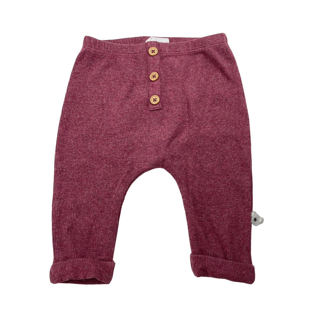 Unisex Jack & Milly, organic cotton blend leggings / bottoms, EUC, size 000,  