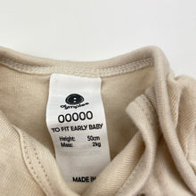 Load image into Gallery viewer, Unisex Dymples, organic cotton bodysuit / romper, EUC, size 00000,  