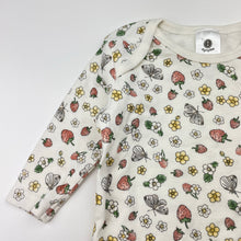 Load image into Gallery viewer, Girls Dymples, cotton bodysuit / romper, strawberries, EUC, size 000,  