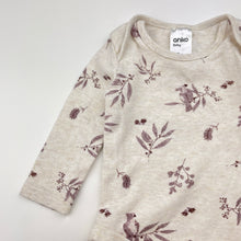 Load image into Gallery viewer, Unisex Anko, cotton bodysuit / romper, birds, EUC, size 00,  
