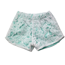 Load image into Gallery viewer, Girls Baby Berry, lined floral lace shorts, elasticated, EUC, size 0000,  