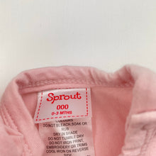Load image into Gallery viewer, Girls Sprout, stretchy bodysuit / romper, rabbit, EUC, size 000,  