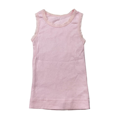 Girls MARQUISE, pink cotton singlet top, EUC, size 0000,  
