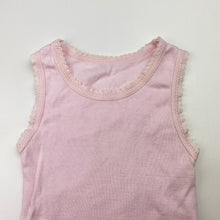 Load image into Gallery viewer, Girls MARQUISE, pink cotton singlet top, EUC, size 0000,  