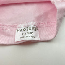 Load image into Gallery viewer, Girls MARQUISE, pink cotton singlet top, EUC, size 0000,  