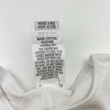 Load image into Gallery viewer, Unisex BONDS, white stretchy bodysuit / romper, EUC, size 000,  