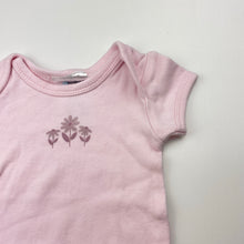 Load image into Gallery viewer, Girls 4Baby, pink cotton bodysuit / romper, EUC, size 0000,  