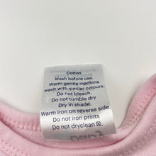 Load image into Gallery viewer, Girls 4Baby, pink cotton bodysuit / romper, EUC, size 0000,  