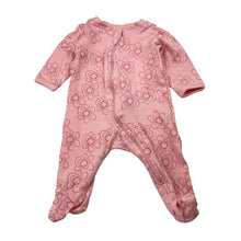 Load image into Gallery viewer, Girls Anko, floral cotton zip coverall / romper, EUC, size 0000,  