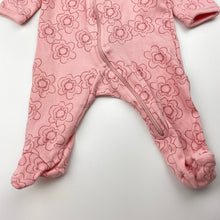 Load image into Gallery viewer, Girls Anko, floral cotton zip coverall / romper, EUC, size 0000,  