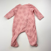 Load image into Gallery viewer, Girls Anko, floral cotton zip coverall / romper, EUC, size 0000,  