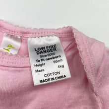 Load image into Gallery viewer, Girls Dymples, cotton bodysuit / romper, EUC, size 0000,  