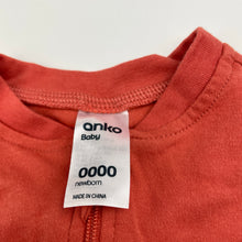 Load image into Gallery viewer, Unisex Anko, cotton zip coverall / romper, EUC, size 0000,  