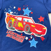 Load image into Gallery viewer, Boys Disney, Cars Lightning McQueen tee / top, EUC, size 0,  