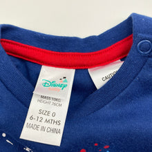 Load image into Gallery viewer, Boys Disney, Cars Lightning McQueen tee / top, EUC, size 0,  