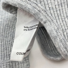 Load image into Gallery viewer, Unisex COUNTRY ROAD, ribbed organic cotton blend bodysuit / romper, EUC, size 0000,  