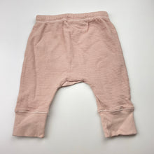 Load image into Gallery viewer, Girls Baby Berry, waffle cotton pants / bottoms, elasticated, EUC, size 00,  