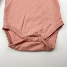 Load image into Gallery viewer, Girls Next, pink organic cotton bodysuit / romper, EUC, size 000,  
