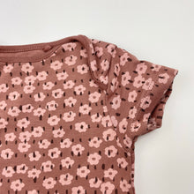 Load image into Gallery viewer, Girls Next, floral cotton bodysuit / romper, EUC, size 000,  